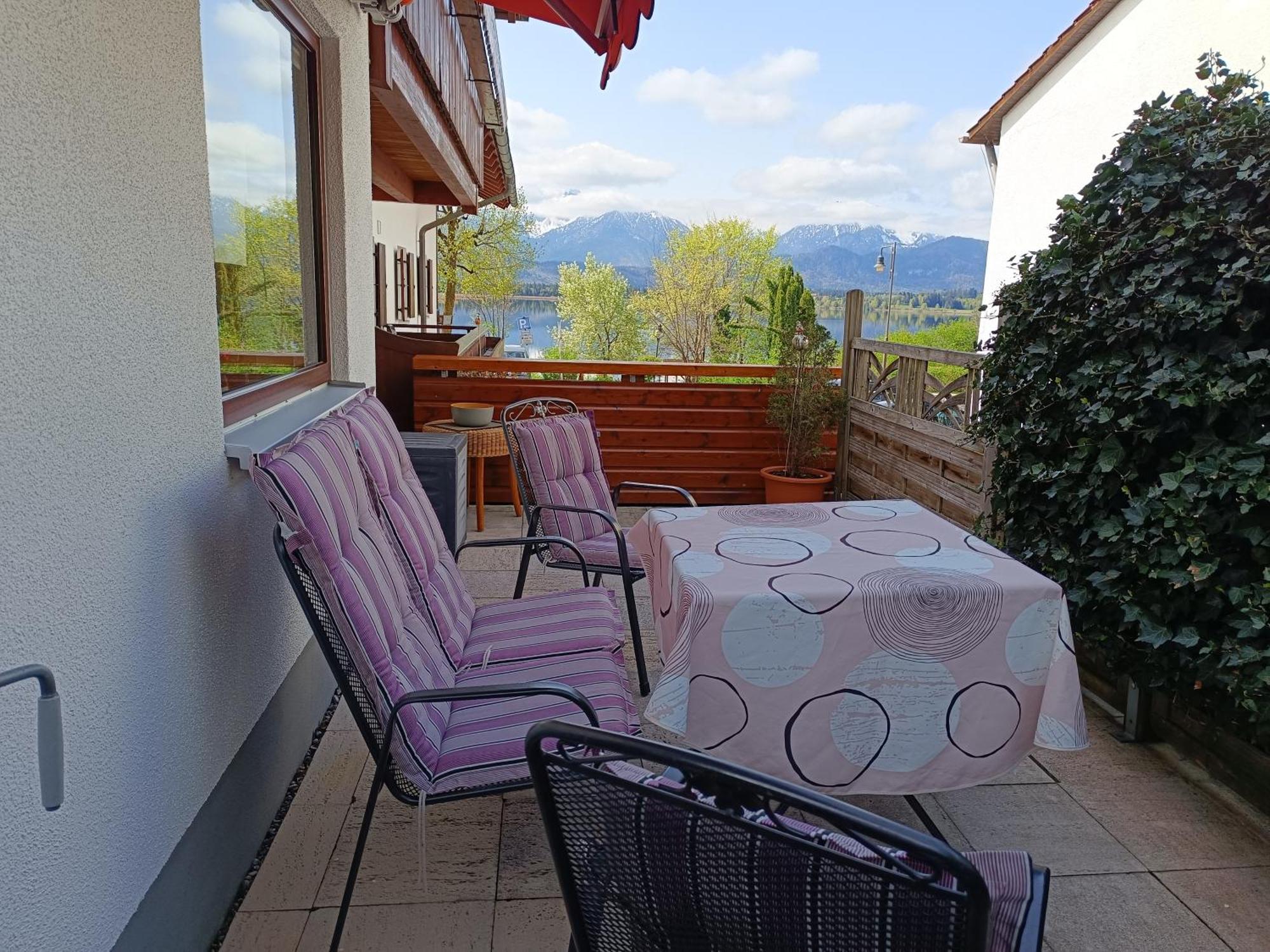 Ferienhaus Mayr - Ferienwohnung Bergblick Füssen Esterno foto