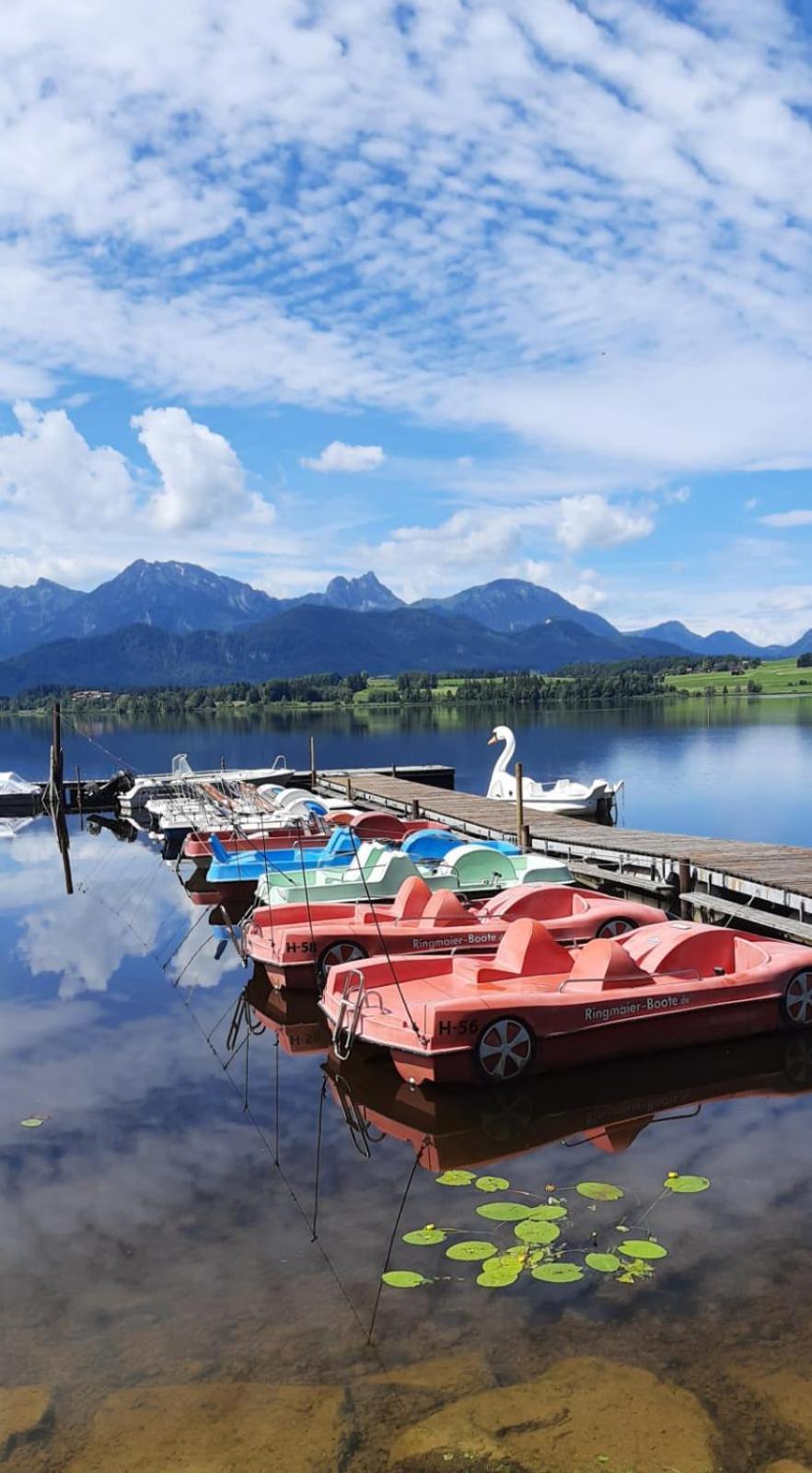 Ferienhaus Mayr - Ferienwohnung Bergblick Füssen Esterno foto